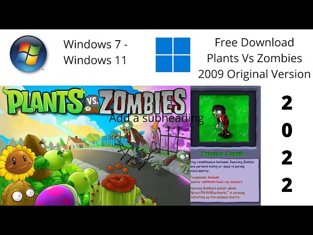 Plants vs. Zombies 2 11.0 - Download for PC Free