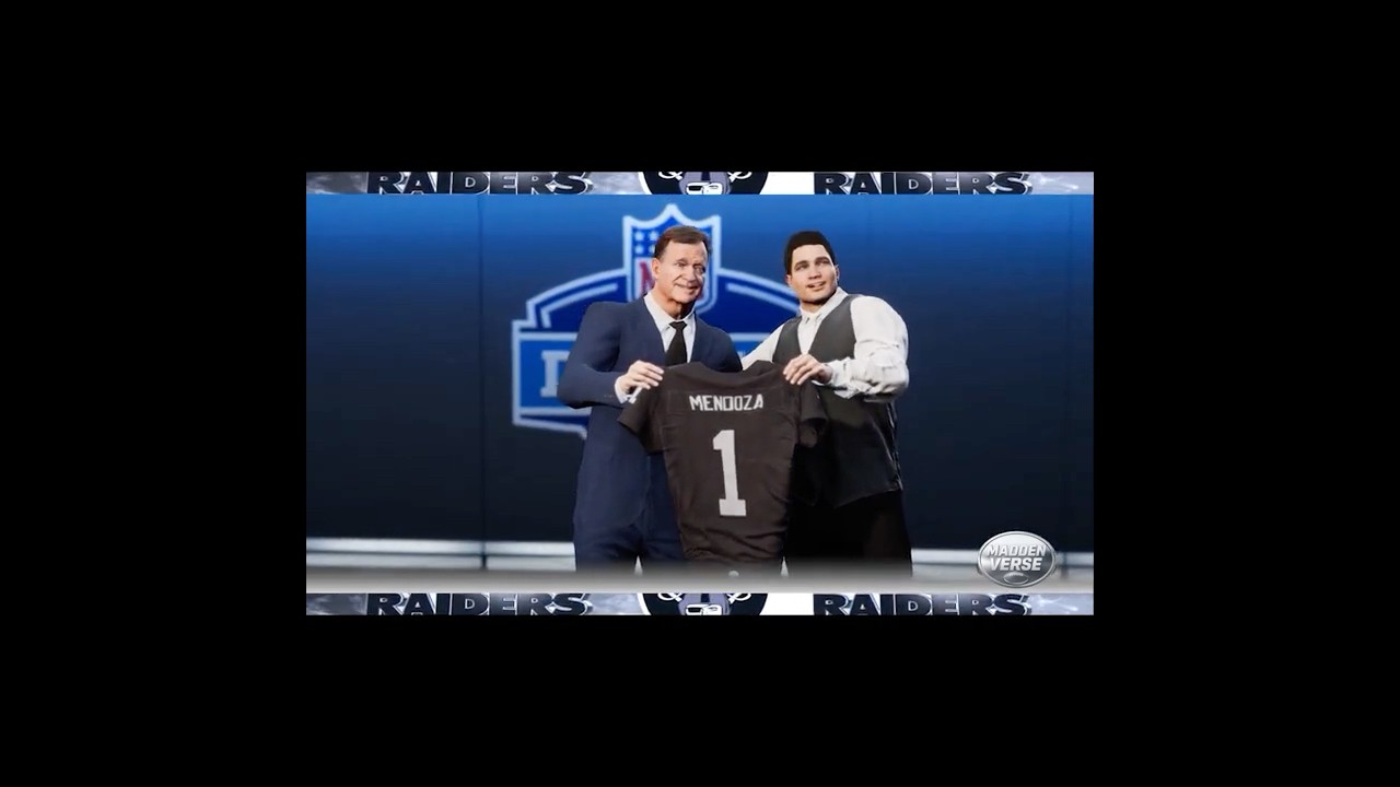 RAIDERS DRAFT Fernando Mendoza QB Indiana