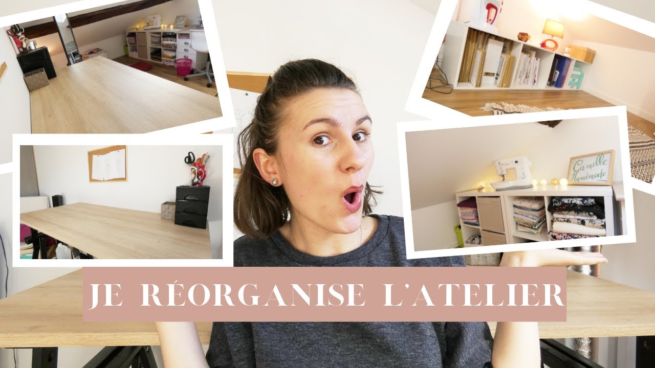 Je réorganise mon Atelier Couture | Room Tour