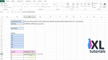 How To Use The Excel QUARTILE