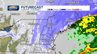 New Hampshire hourly weather When will snow end