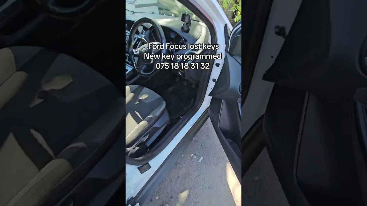 Ford Focus lost keys. New key programmed. Auto Locksmith Services