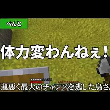 倒したmobのhpになる世界でマインクラフト マイクラ