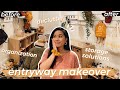APARTMENT ENTRYWAY MAKEOVER | Organization/Storage Solutions + EXTREME Declutter *RENTER FRIENDLY*