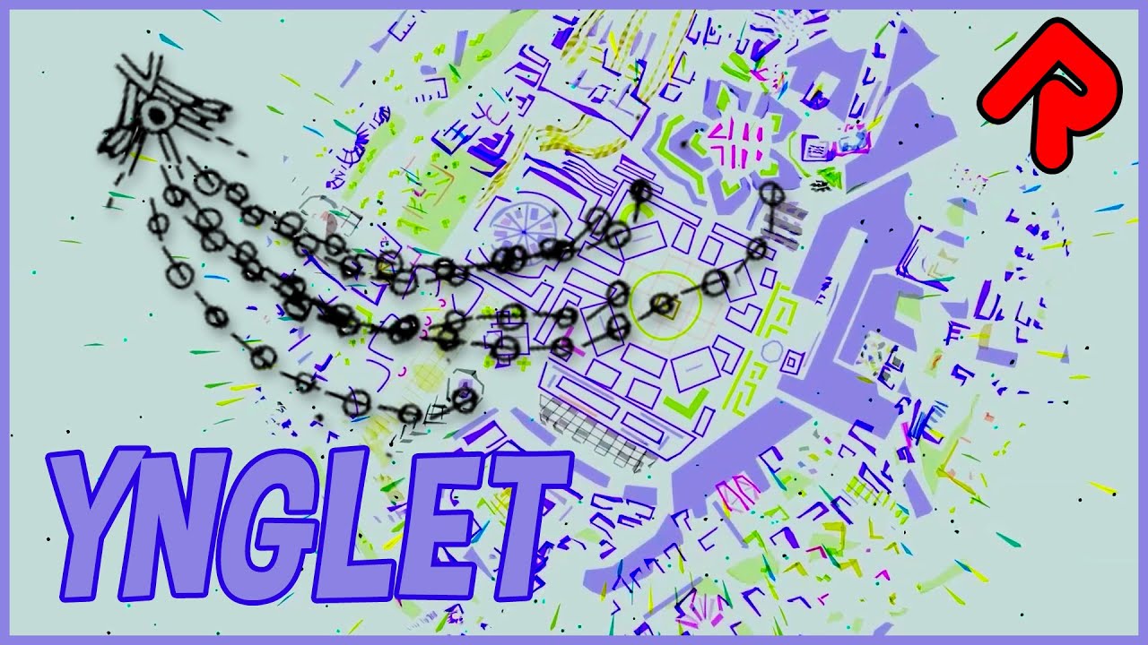 Be a Space Dolphin in Trippy Anti-Platform Game! | YNGLET gameplay