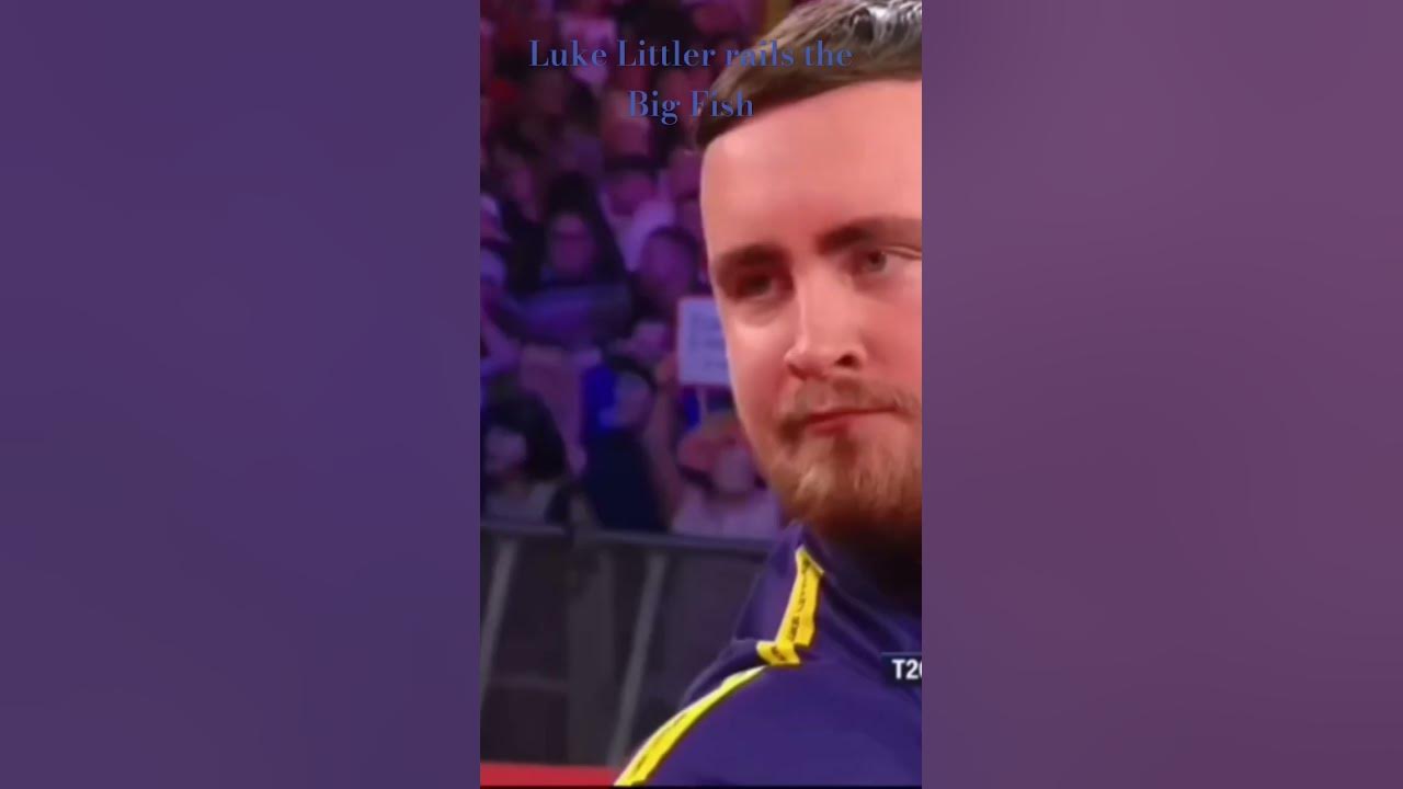 Luke Littler Big Fish #180 #3dart #dartslive #darts #finish #bigfish #