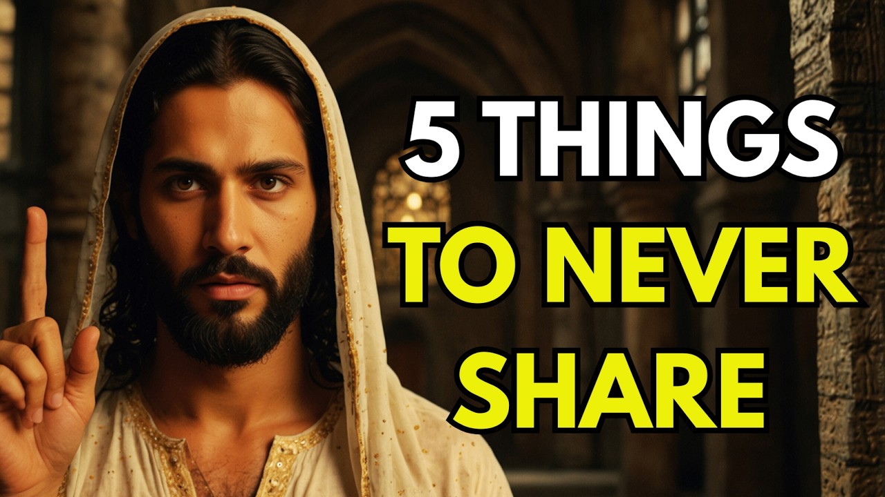 God Says: NEVER Reveal These 5 Things to Anyone (Spiritual Warning Message)