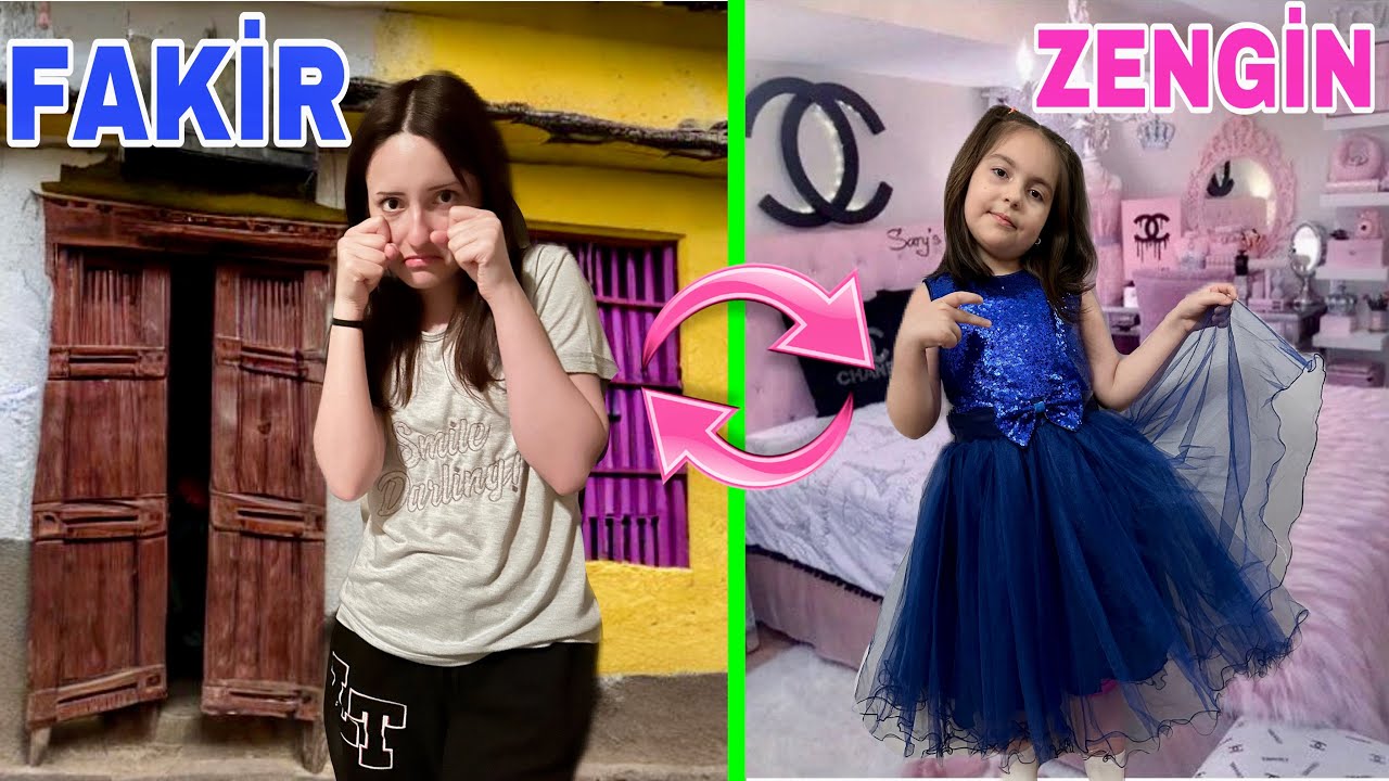 ZENGİN VS FAKİR KOSTÜM YARIŞMASI ZEYNEP HİRANUR/بابا جاب لي بالون - جنى مقداد | طيور بيبي