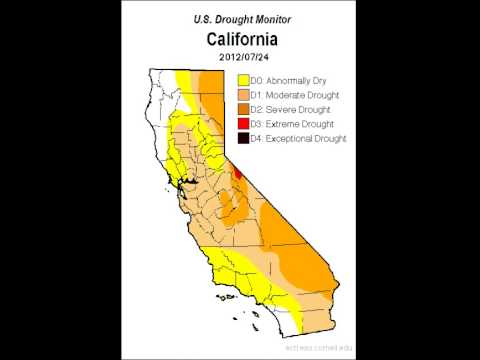 Video: Seceta în California în 2014