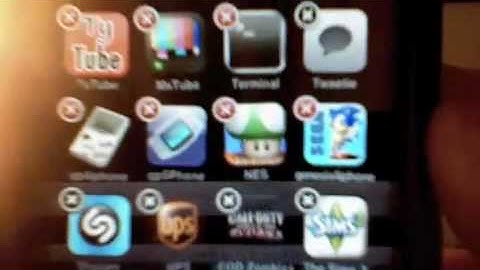 How to delete cydia apps on homescreen.