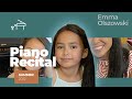 Emma  piano recital  summer 2022