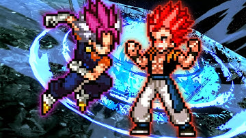 Vegito Ultra Ego Instinct OP(New) VS Gogeta TP OP(All Form) in Jump Force Mugen