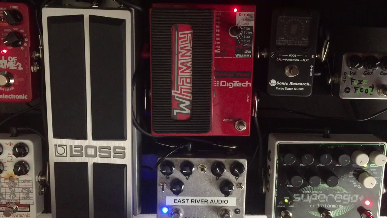 EHX superego plus canyon and Digitech whammy