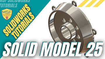 SolidWorks 2025 Tutorial for Beginners #78 | Solid Model 25 in SolidWorks-آموزش سالیدورکس