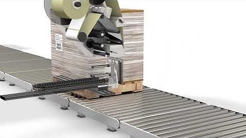 Print and apply pallet labeller.