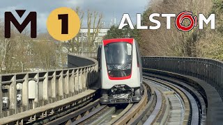Download Lagu (MÉTRO ALSTOM BOA) Trajet Complet Entre 4 Cantons Stade Pierre Mauroy Et CHU Eurasanté Rame MC 216  MP3
