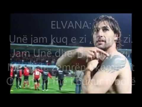 Elvana Gjata   Kuq E Zi Je Ti Feat Flori Me Tekst ShqipAnglisht Lyrics English