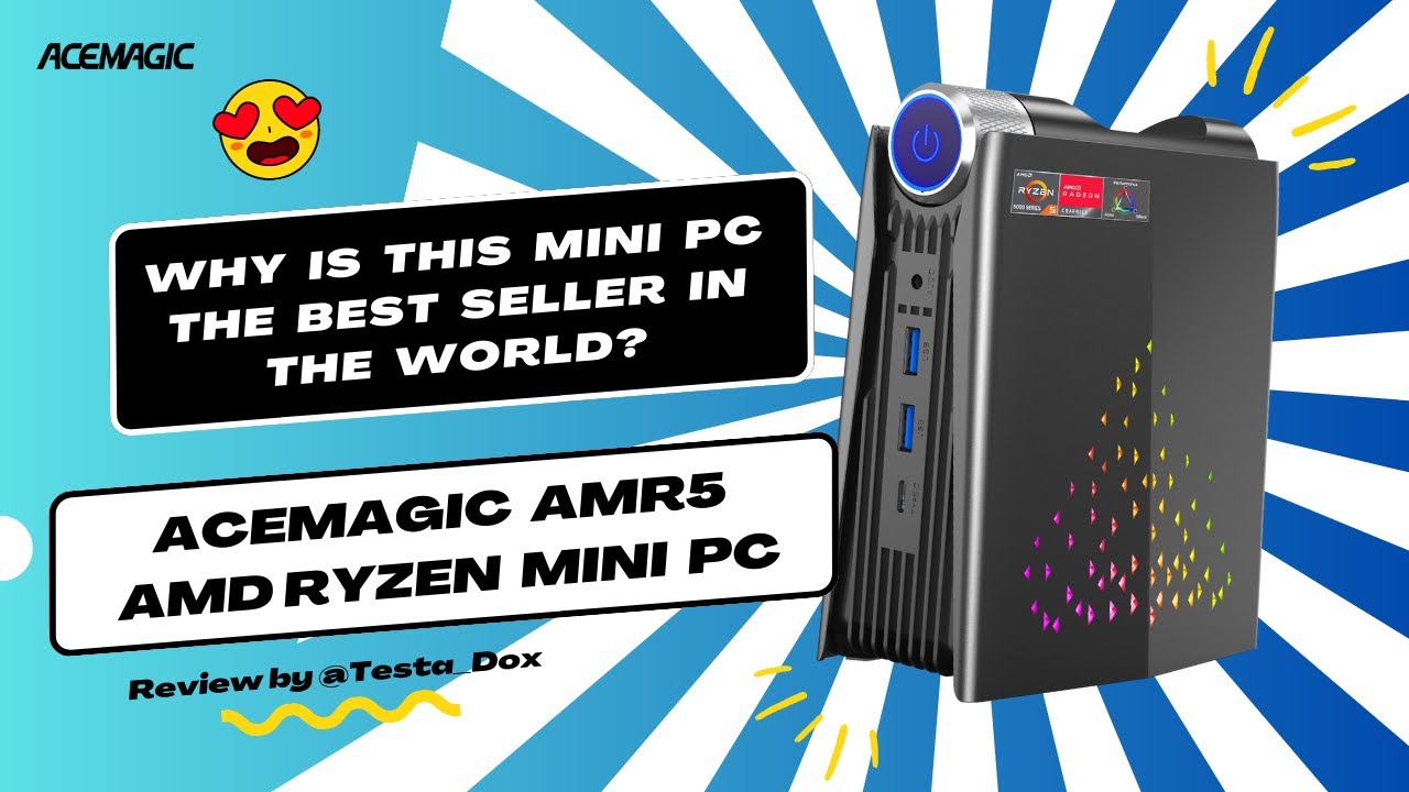 Acemagic AMR5 AMD Ryzen Gaming Mini PC Quick Unboxing/Review Video 