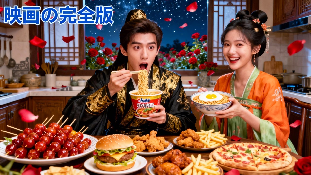 【日本語吹き替え】現代娘がタイムスリップ！残虐帝王の心を読む力で、毎夜現代グルメで帝王の胃袋と心を鷲掴み！💖#中国ドラマ #恋愛 #恋のはじまり #全話 #人気短編ドラマ #夫婦 #ドラマ #歴史