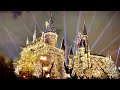 Universal Orlando nighttime lights at Hogwarts castle July 2021