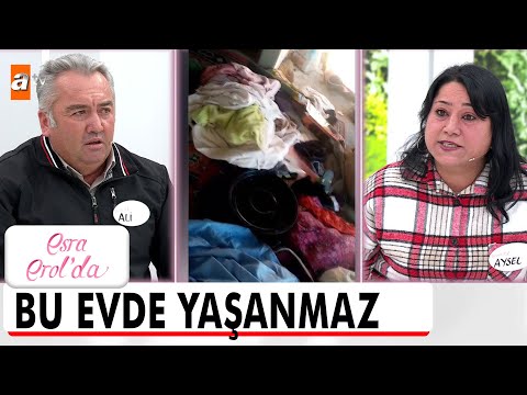 Ali ve fenomen Aysel'in çöp evinden şoke eden görüntü! - Esra Erol'da 11 Mart 2024