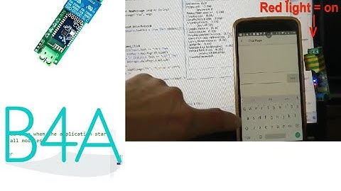 Bluetooth Relay switch connection to Android App IoT Anywhere Software Basic4Android