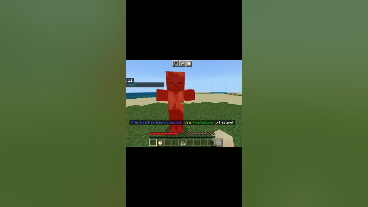 Time Stop Addon For MinecraftPe 1.18 Time Stop Mod For Mcpe 1.18 