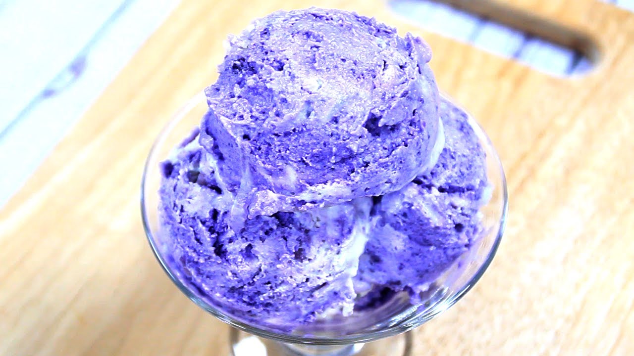 Beat the Heat - a Summer Dessert Special - Ube Macapuno Ice Cream