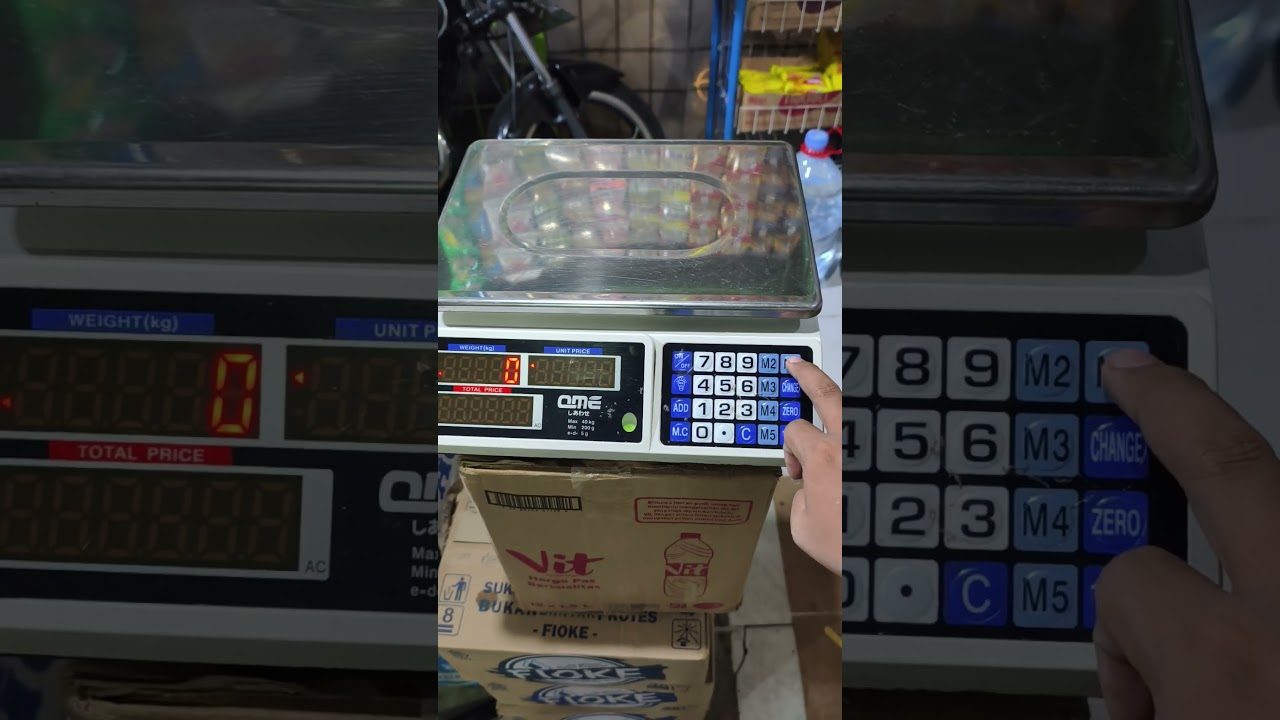 КАК УСТАНОВИТЬ ЦЕНУ НА ЦИФРОВЫЕ ВЕСЫ