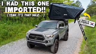 The New Canvas Style Rooftop Tent! FULL Setup & Walkthrough (AMAZING)