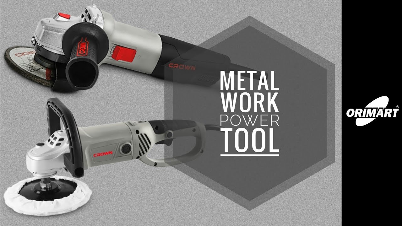 CROWN Metal Working Power Tools YouTube