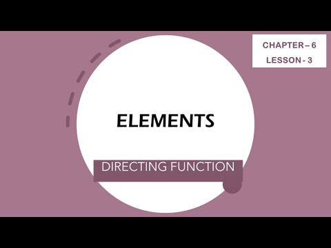 Elements | Directing