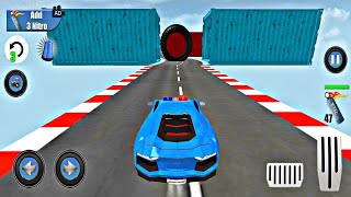 Police Mega Ramp Car Driving Simulator Game #13 - New Car Games 2021 - Android Gameplay screenshot 5