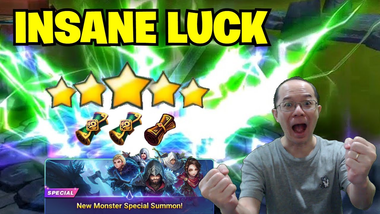 INSANE LUCK FROM 105 9-YEAR SCROLLS [Summoners War 9th Anniversary]