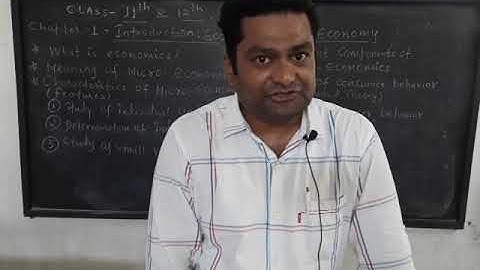 Class 12 Economics Chapter 1 Introduction to Economics Part 1 by MP Board by Amit Toshniniwal  CCCS
