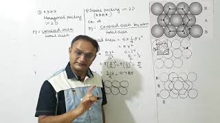 Solid state  L4 , packing in 1D ,2D and 3D