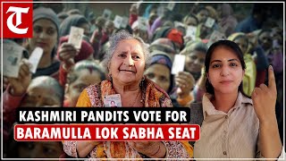 Kashmiri Pandits reach polling stations in Jammu to vote for Baramulla Lok Sabha seat