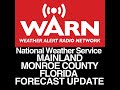 MAINLAND MONROE COUNTY FLORIDA FORECAST - UPDATE