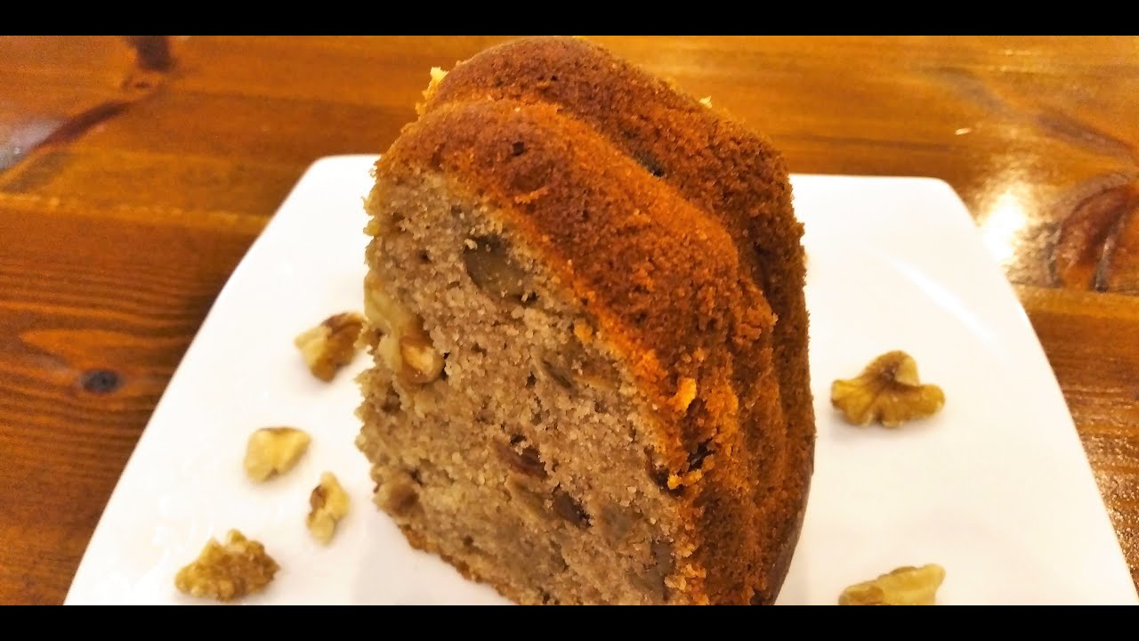 Νηστίσιμο Κέικ Πορτοκαλιού με Σταφίδες και Καρύδια, ΧΩΡΙΣ μίξερ!!! Ιφιγένεια Γ.