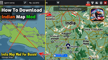 How To Download Indian Map Mod For Bussid For Bus Simulator Indonesia | 2025 India Map Mod