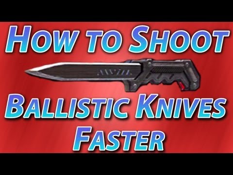 Black Ops 2 | How to Shoot Ballistic Knives Faster | Tutorial