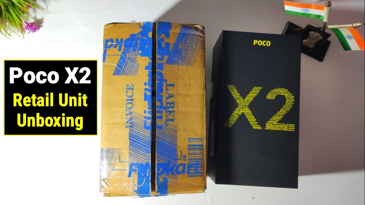 Poco X2 Retail unboxing 6+128gb Flipkart Sale unit | Poco X2 Retail Unit Unboxing & Camera features
