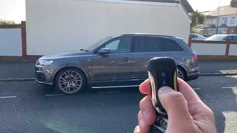 Audi Q7 4M remote start