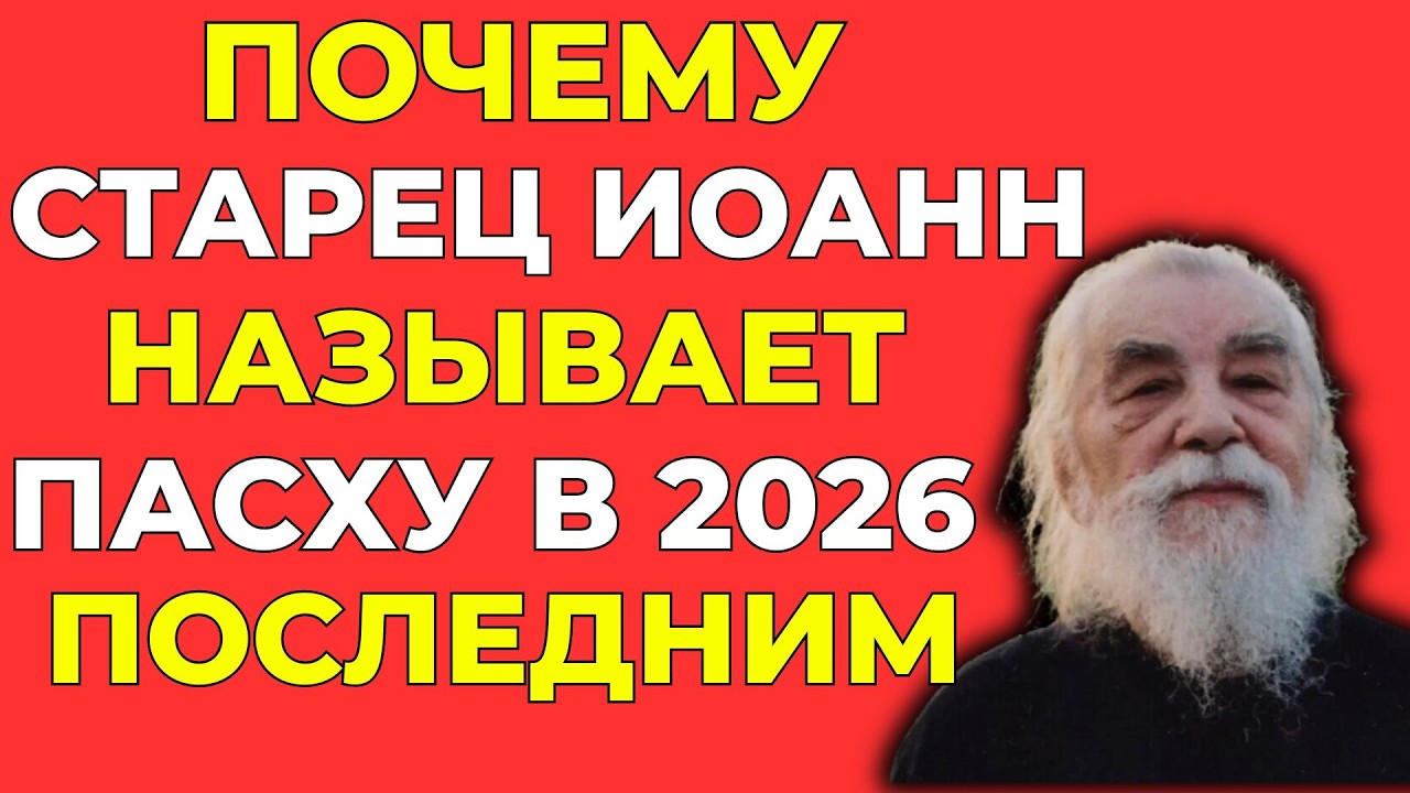 Перед Пасхой сделай это — предупреждение архимандрита Иоанна