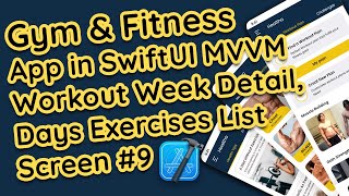 Elevate Fitness Experience: Swift UI Workout Plan Detail & Week Detail, Day Wise Exercise Screens #9 screenshot 4
