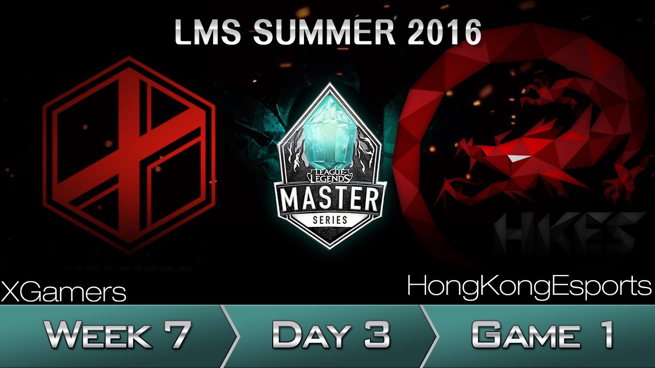 《LOL》2016 LMS 夏季賽 粵語 W7D3 XG vs HKE Game 1
