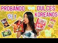 RETO: PROBANDO DULCES KOREANOS | Mariale