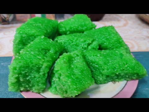 cara membuat wajik hijau tanpa santan . tetap lembut. buat cemilan keluarga 😘