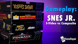 Modded Snes Jr. S-Video Vs Composite