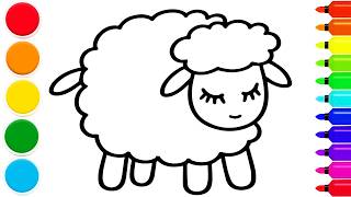 How to Draw a Cute Sheep | Step by Step Drawing Tutorial